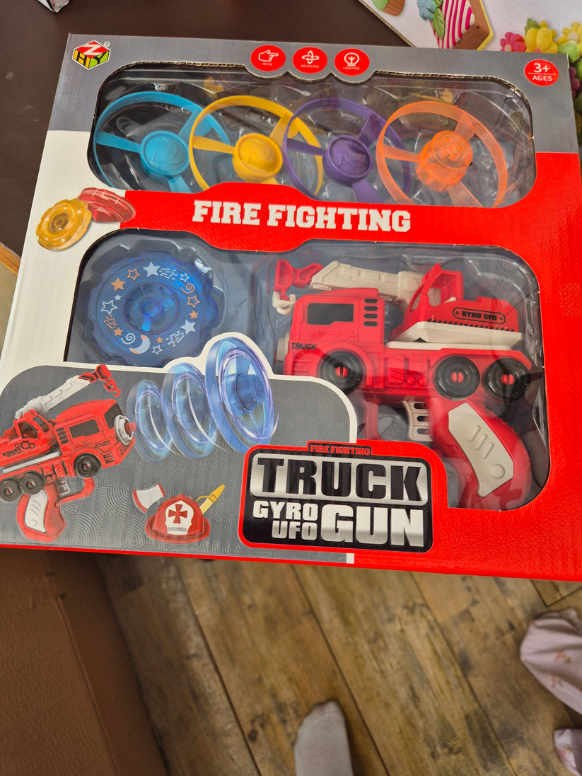 Truck Design Gyro Shooting Gun - Roystons grotto