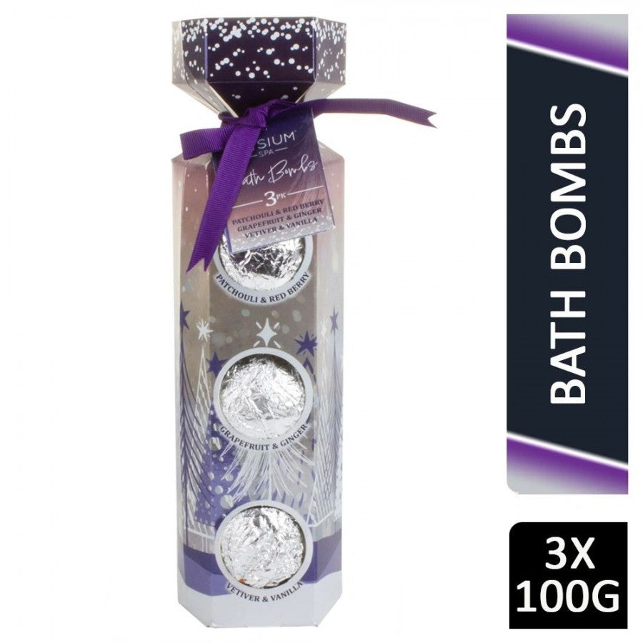 CRACKER BATH BOMB SET 3PK (100G)