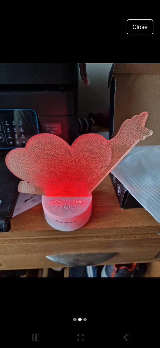 Heart led lights