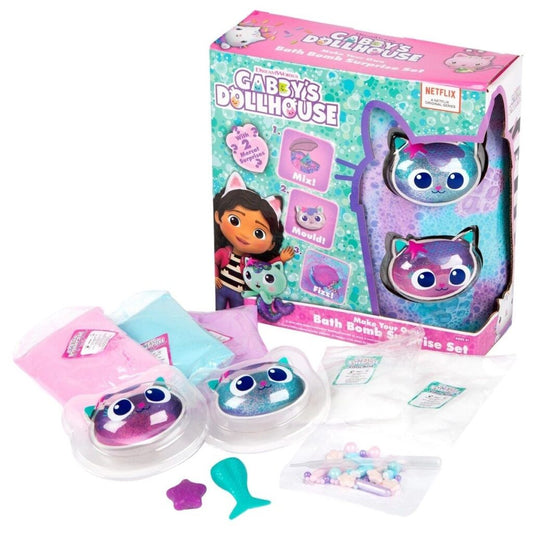 70-0008 Gabby's Dollhouse MYO Bath Bomb Surprise Set - Roystons grotto