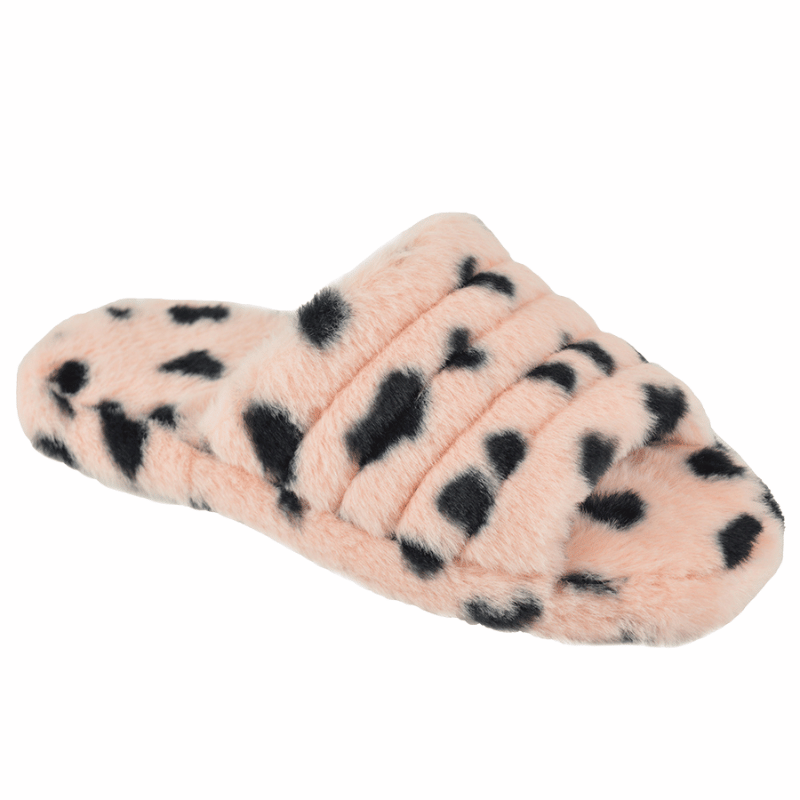 Ladies Quilted Plush Slider