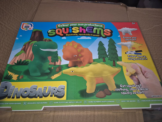 Colour Your Own Dinosaur Squishems - Roystons grotto
