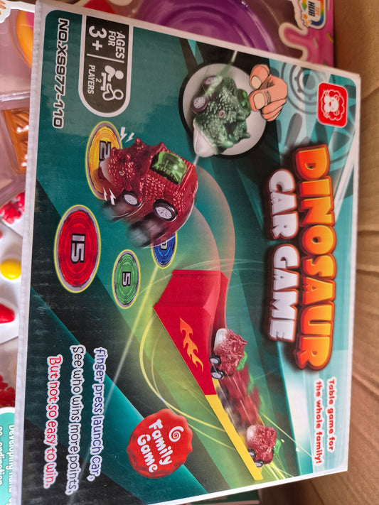 Dinosaur Car Game Finger Press Launch Cars - Roystons grotto